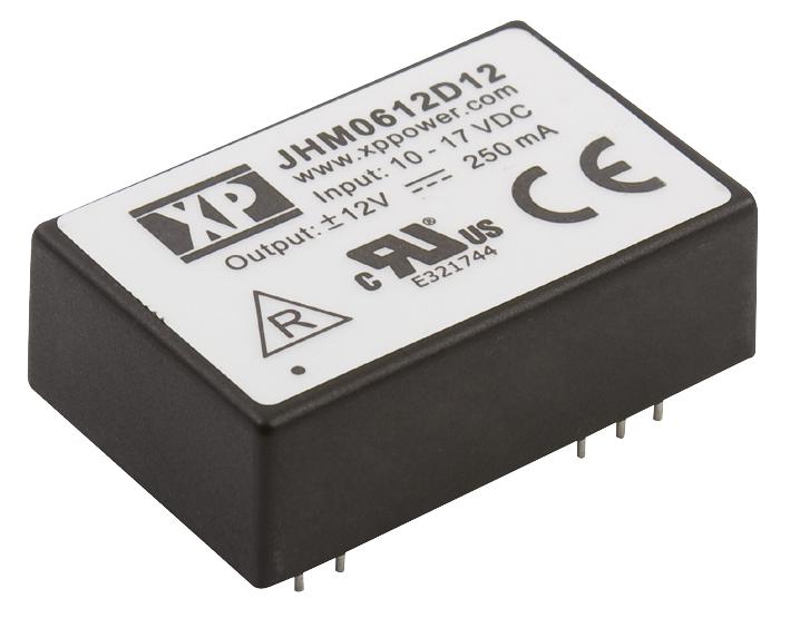 JHM0612D12 DC-DC CONVERTER, MEDICAL, 2 O/P, 6W XP POWER
