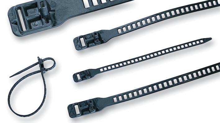 115-11350 CABLE TIE, SOFT, REL, 340X11MM, PK6 HELLERMANNTYTON