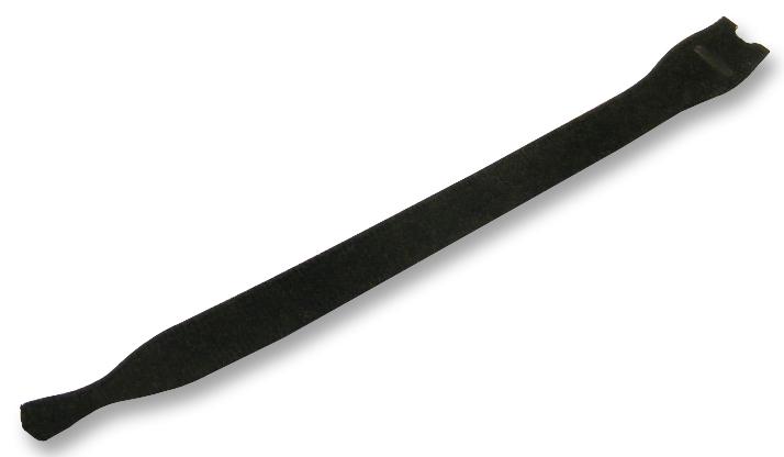 TEXTIE L BLACK CABLE TIE HOOK LOOP 330MM BLACK 10/PK HELLERMANNTYTON