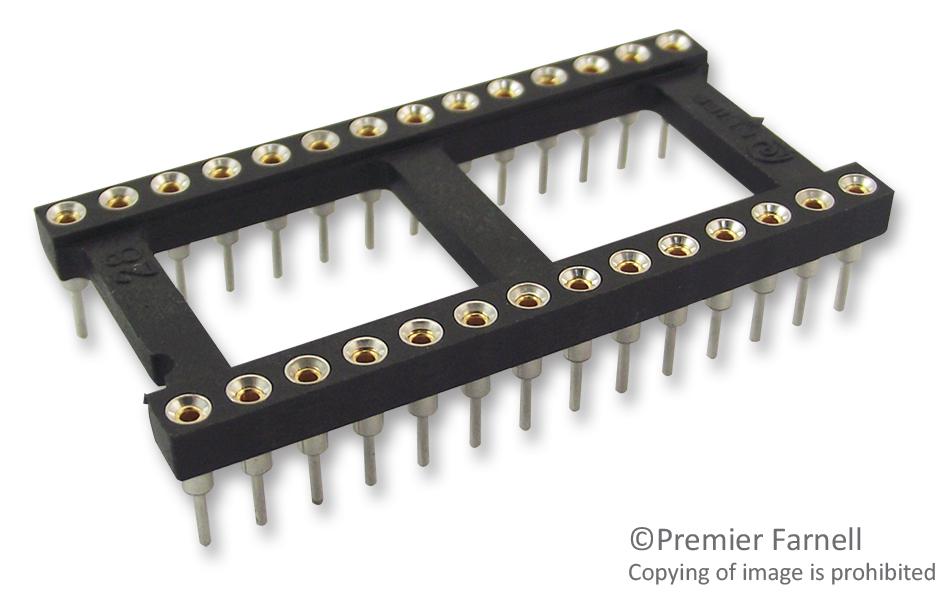 28-6518-10 SOCKET, DIP, 28WAY ARIES