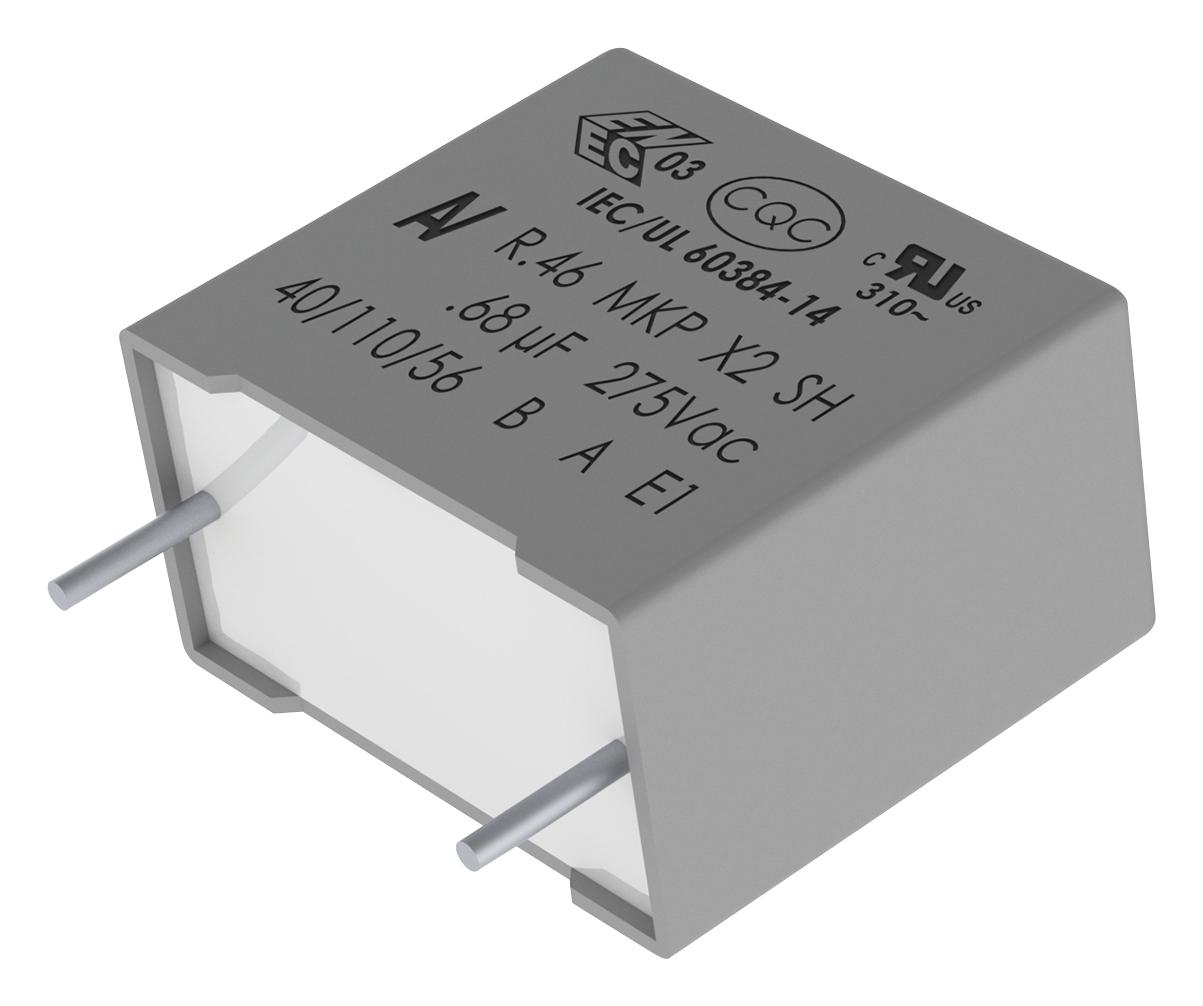 R46KI310000M1K1 CAP, 0.1µF, 10%, PP, RADIAL KEMET