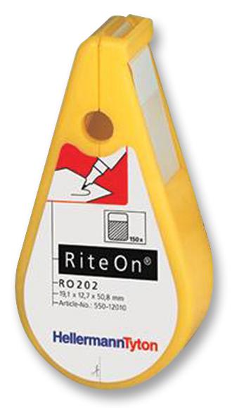 550-14012 DISPENSER, FILLED, RO202, WHT, PK150 HELLERMANNTYTON