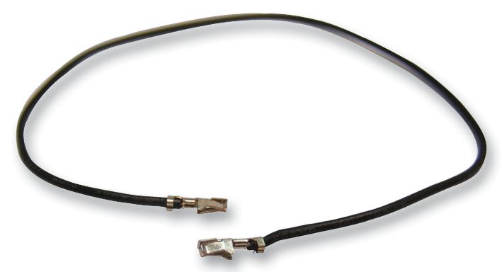 CASS-0837 CABLE ASSEMBLY, CRIMP SOCKET, 300MM, BLK MULTICOMP