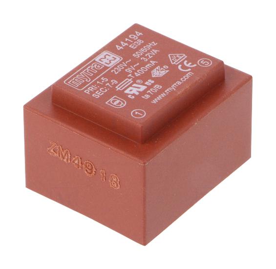 44194 TRANSFORMER 3.2VA 9V MYRRA