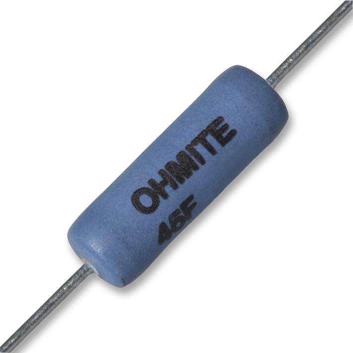 45FR50E RES, 0R5, 1%, 5W, AXIAL, CERAMIC OHMITE