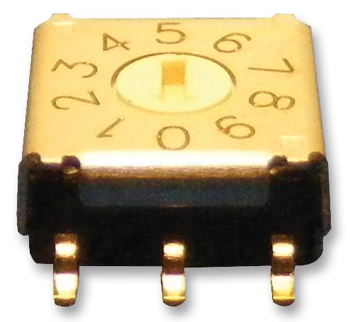 A6KS-102RF SWITCH, ROTARY, 10WAY, 3X3, TOP, SMD OMRON