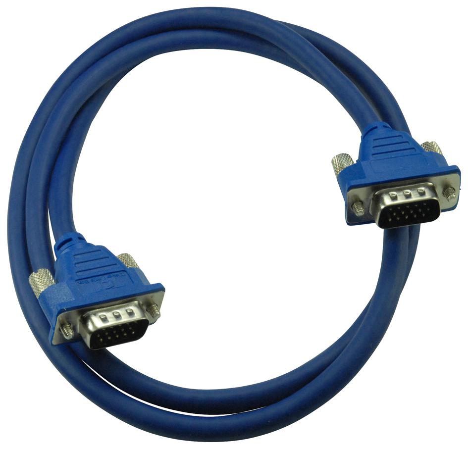LPVGAMM1.0M VGA LEAD, M-M, LOW PROFILE, 1M CLEVER LITTLE BOX