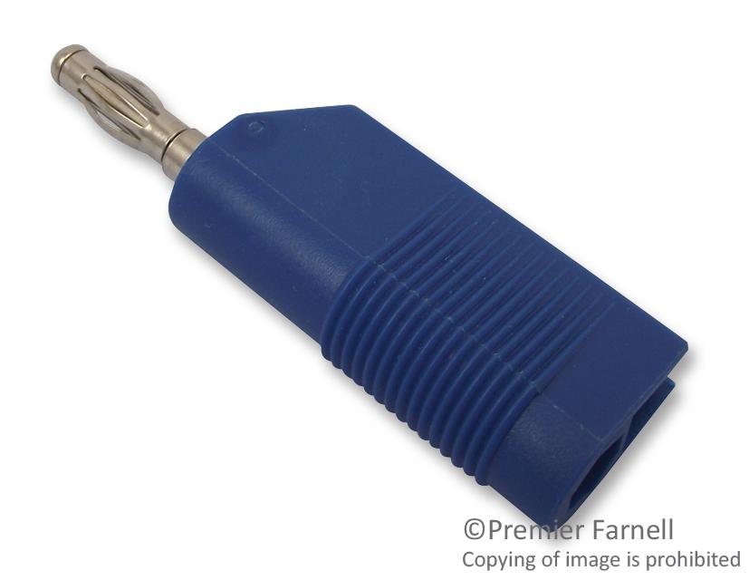 25.403.5 PLUG, 4MM, STACKABLE, BLUE MULTICOMP