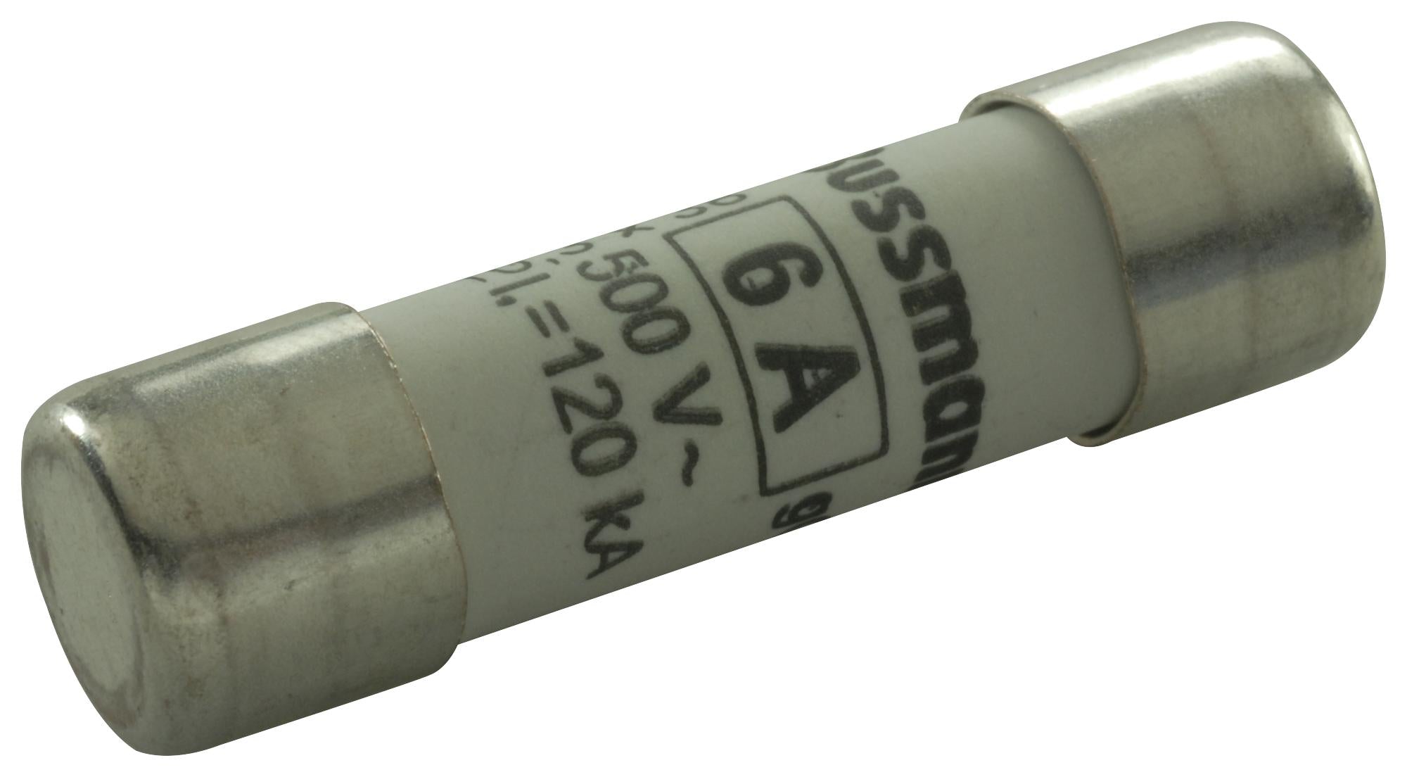 C10G6 FUSE, 6A, 10X38, 500V EATON BUSSMANN