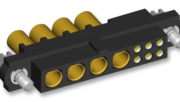 M80-4C10605F1-04-325-00-000 SOCKET, 6 SIGNAL, 4 POWER HARWIN