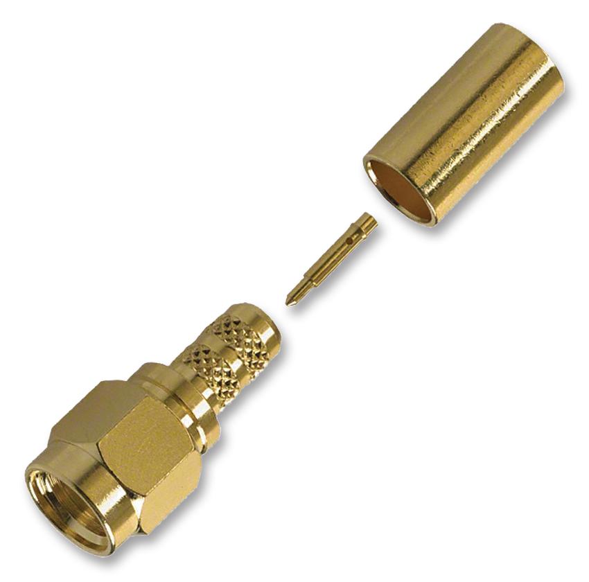 132113 RF COAXIAL, SMA, STRAIGHT PLUG, 50OHM AMPHENOL CONNEX