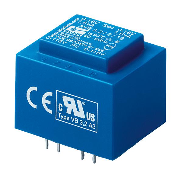 AVB 1.5/2/24 TRANSFORMER, 1.5VA, 2 X 24V BLOCK