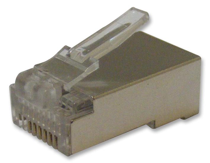 7001-8P8C-R-M PLUG, RJ45, 8P8C, SHIELDED, ROUND MULTICOMP PRO