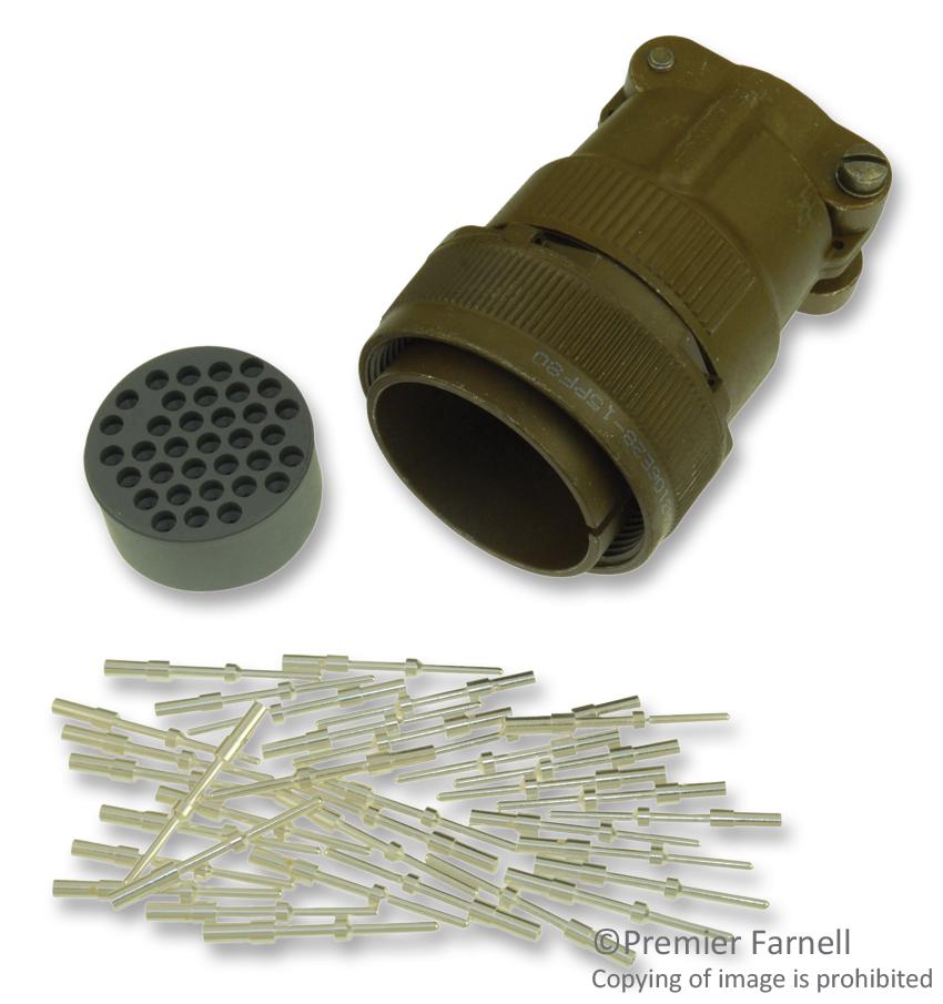 CA3106E22-28PF80 CIRCULAR, SIZE 22, 7WAYS, PIN ITT CANNON