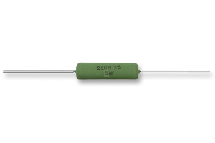 AC050000A1009J6BCS RES, 10R, 5W, AXIAL, WIREWOUND VISHAY