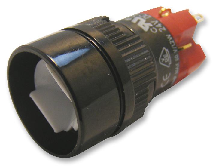 D16-LAR1-1AB SWITCH, SPDT, LATCHING, ROUND, 18MM MULTICOMP PRO