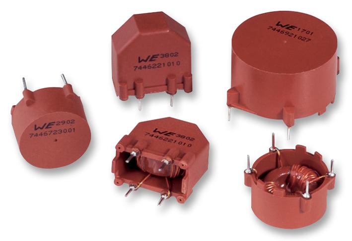 74462250007 CHOKE, COMMON MODE, 0.7MH, 4.7A WURTH ELEKTRONIK