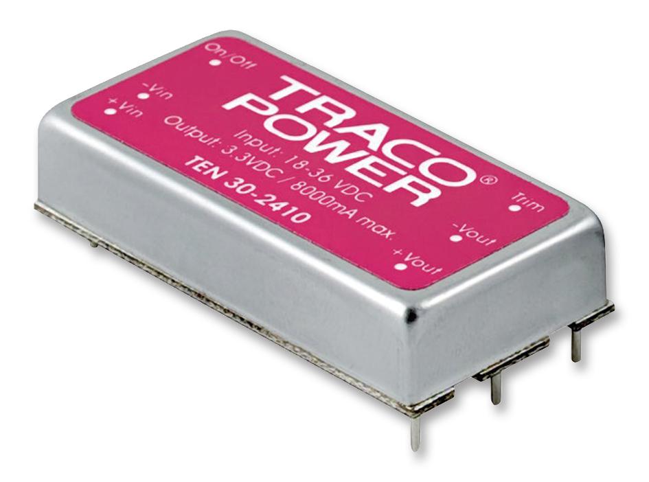 TEN 30-1212 CONVERTER, DC DC, 30W, 12V, 2.5A TRACO POWER