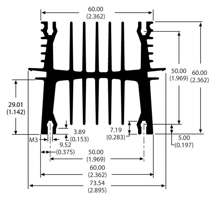 0S509-140-U HEAT SINK MAX CLIP - STANDARD 140MM AAVID / BOYD