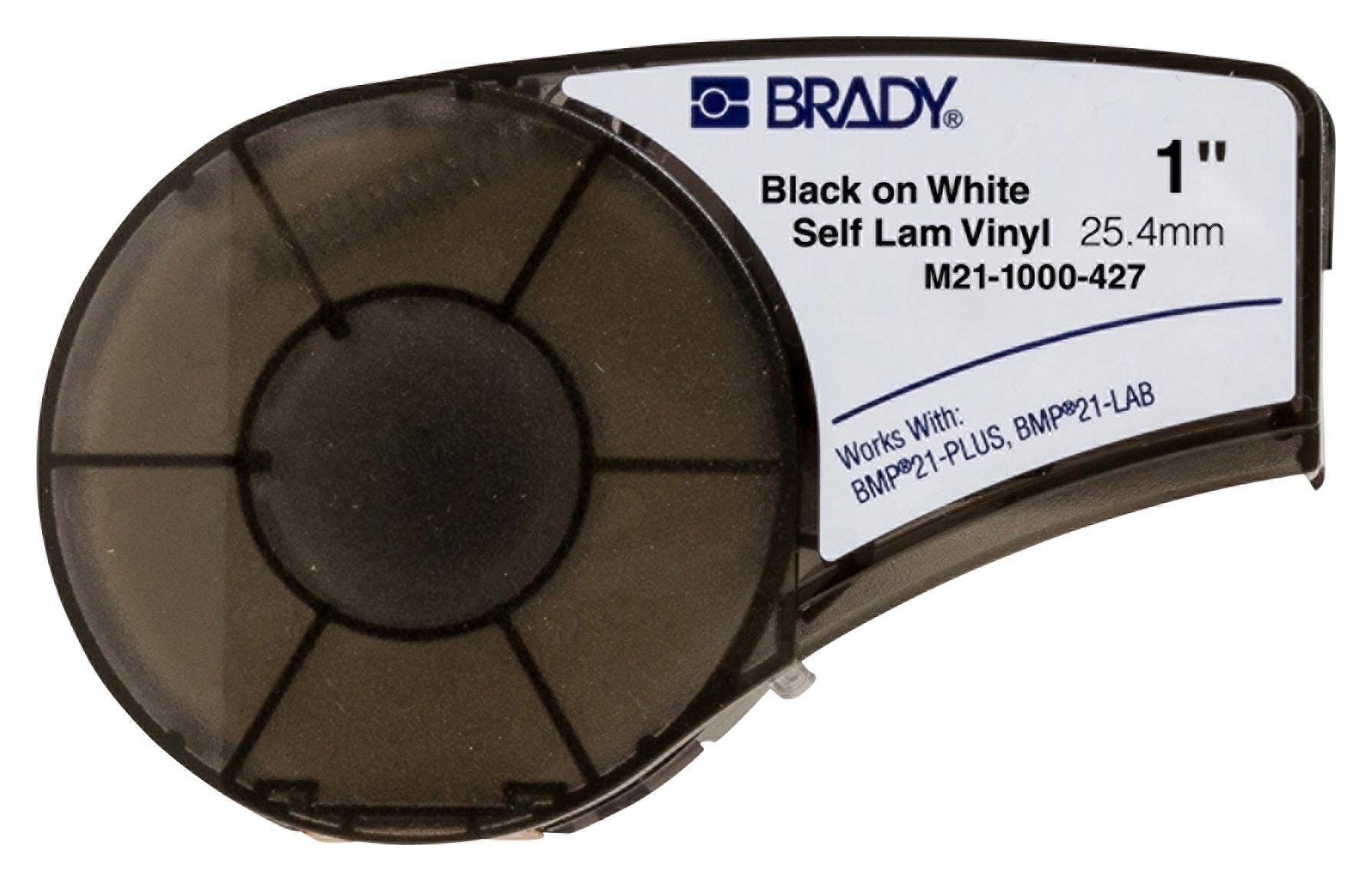 M21-1000-427. LABEL, SELF-LAM, VINYL, 25.4MM, 4.26M BRADY