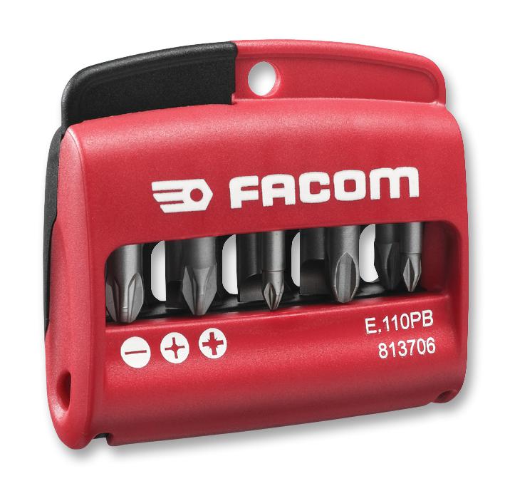 E.110PB BIT, SET OF 10 BITS + BIT HOLDER FACOM