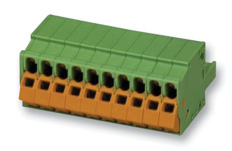QC 1,5/10-ST TERMINAL BLOCK, PLUGGABLE, 10POS, 16AWG PHOENIX CONTACT