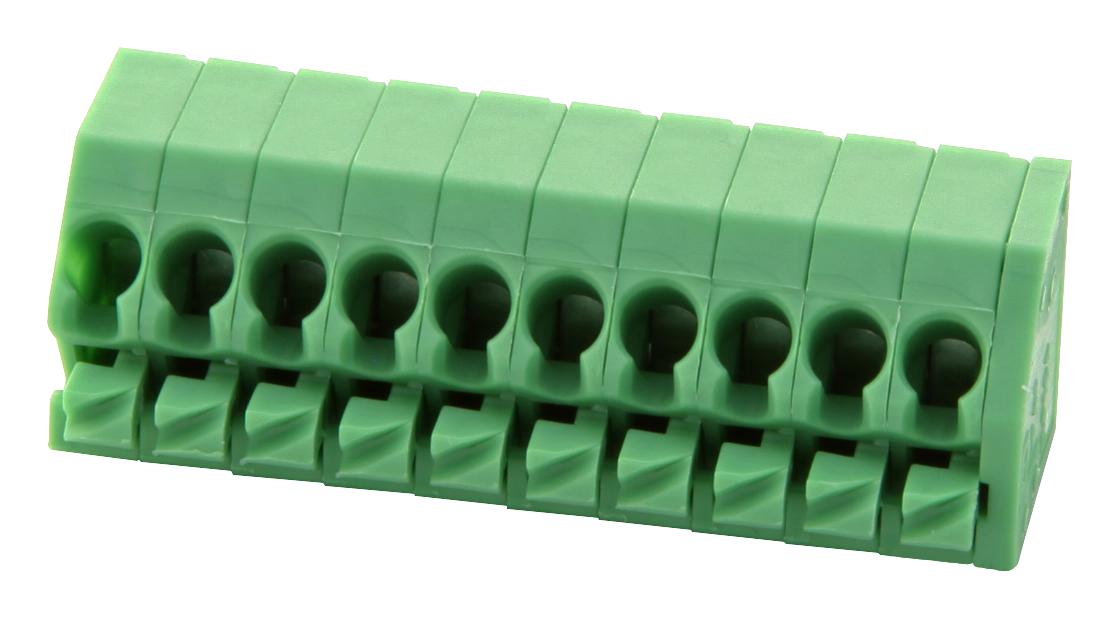 PTSA 1.5/10-3,5-Z TB, WIRE TO BRD, 10POS, 16AWG PHOENIX CONTACT
