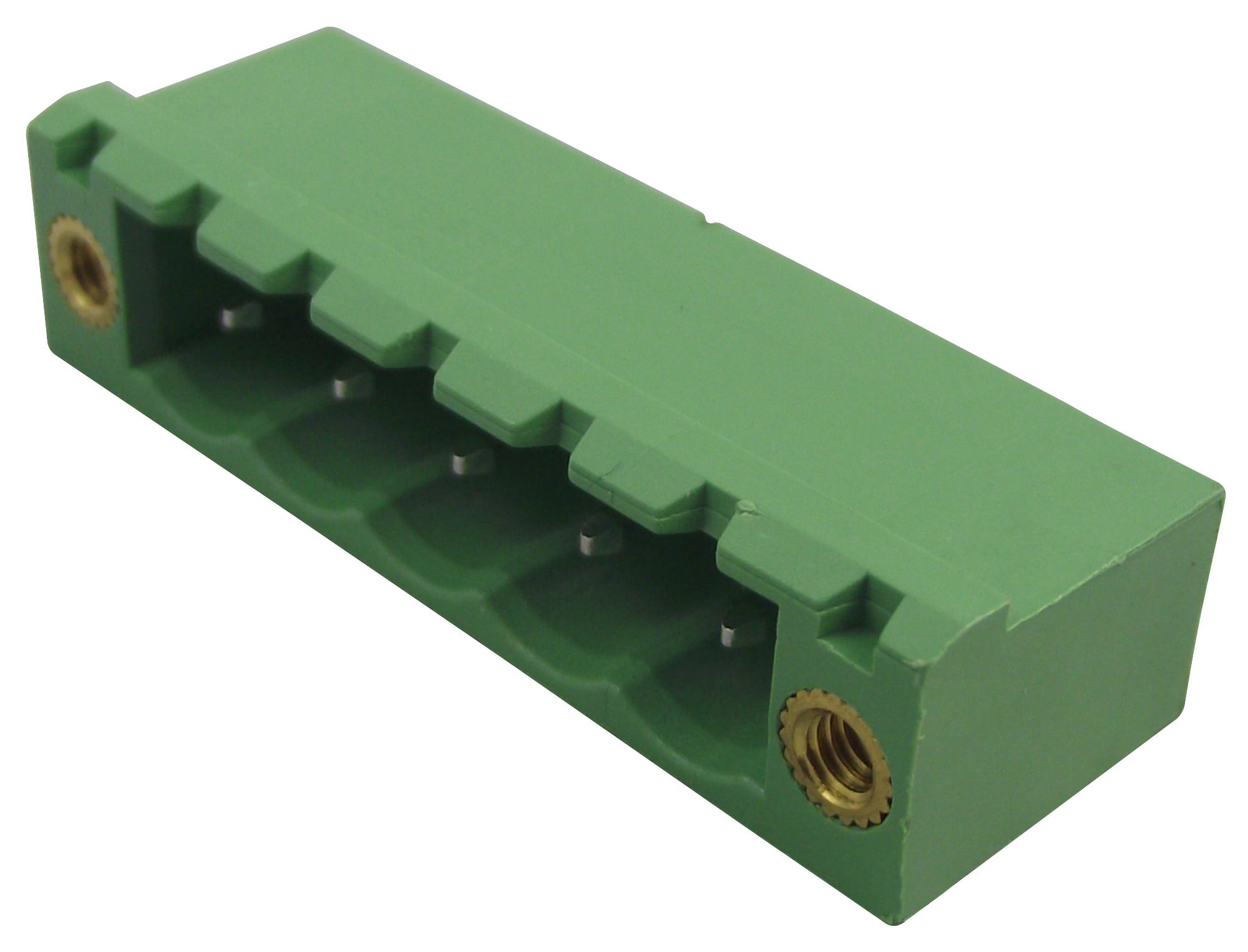 MSTBV 2,5/5-GF-5.08 HEADER, PCB, FLANGE, 5.08MM, 5WAY PHOENIX CONTACT