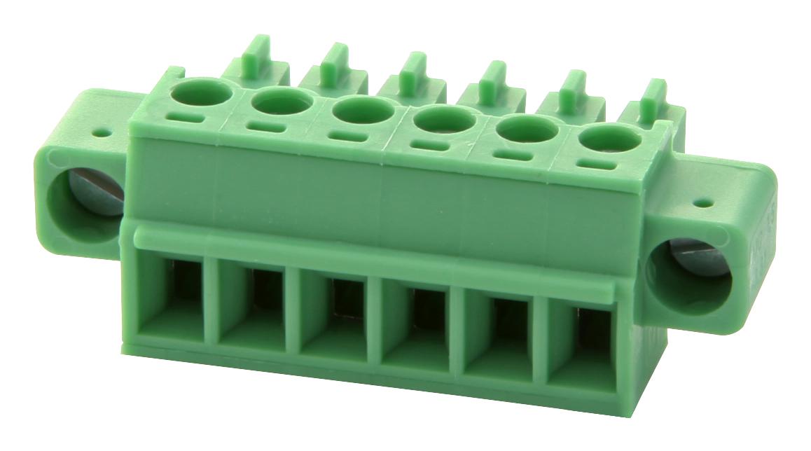 MC 1,5/ 6-STF-3,81 TERMINAL BLOCK, PLUGGABLE, 6POS, 16AWG PHOENIX CONTACT