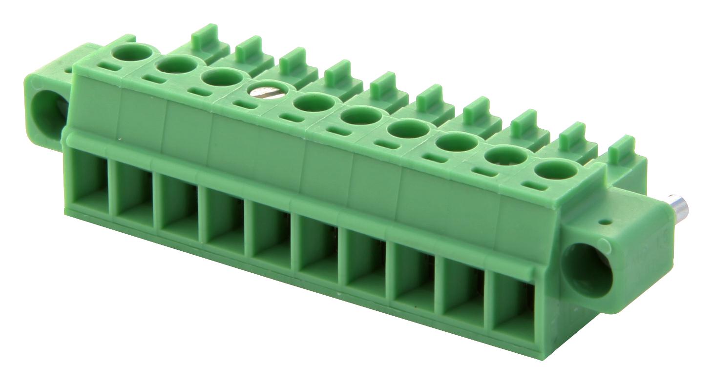 MC 1,5/ 10-STF-3.81 TERMINAL BLOCK, PLUGGABLE, 10POS, 16AWG PHOENIX CONTACT