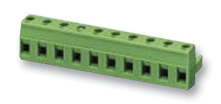 GMSTB 2,5/ 3-ST-7,62 TERMINAL BLOCK, PLUGGABLE, 3POS, 12AWG PHOENIX CONTACT