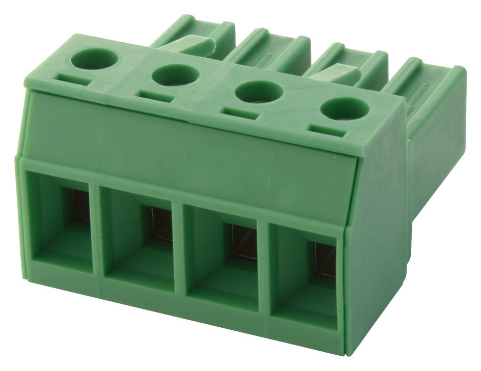PC 4/ 4-ST-7,62 TERMINAL BLOCK, PLUGGABLE, 4POS, 10AWG PHOENIX CONTACT
