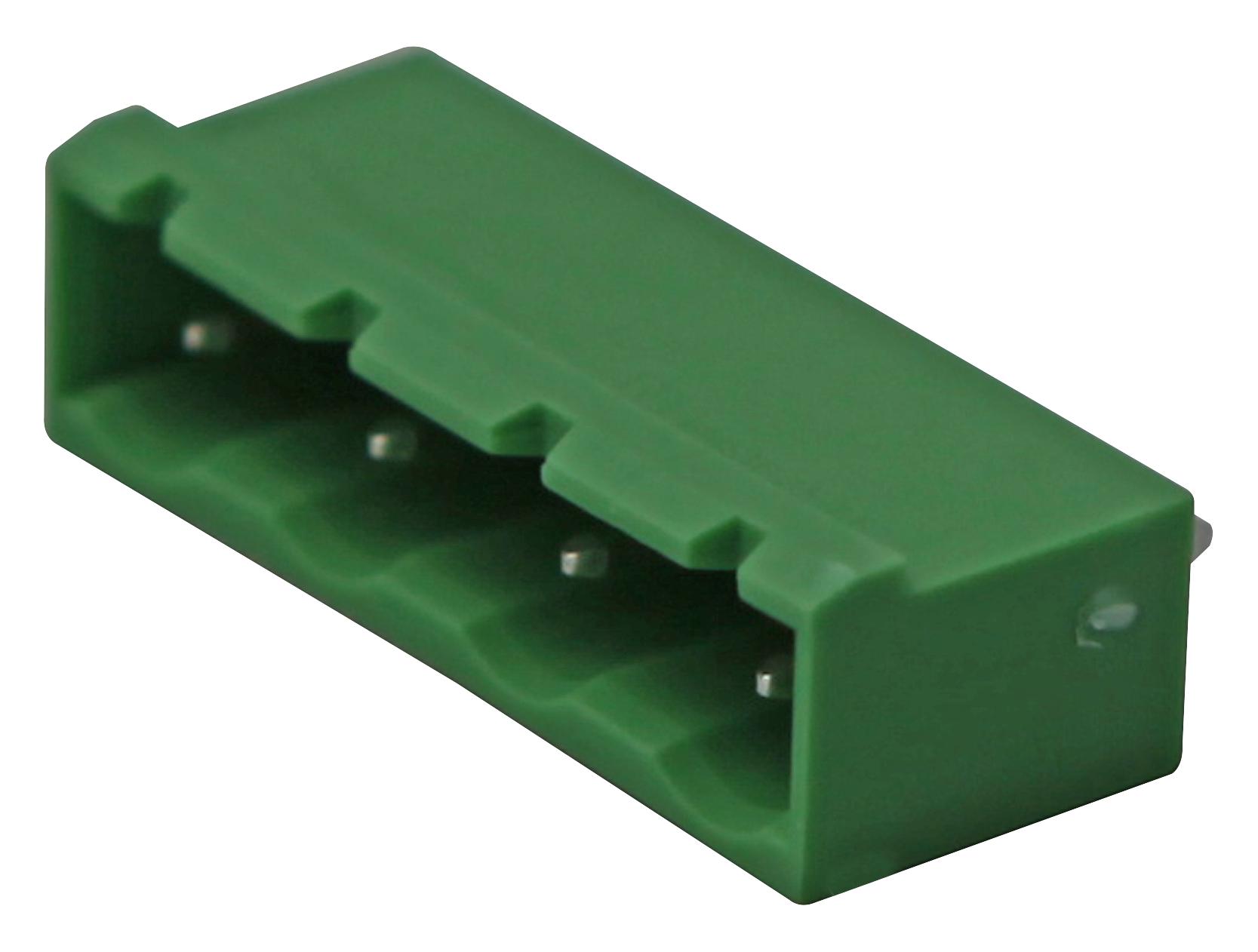 GMSTBVA2,5/4-G-7,62 HEADER, PCB, VERTICAL, 7.62MM, 4WAY PHOENIX CONTACT