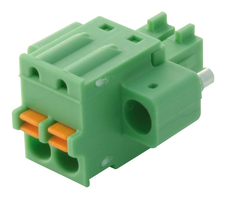 FK-MCP 1,5/ 2-STF-3,81 TERMINAL BLOCK, PLUGGABLE, 2POS, 16AWG PHOENIX CONTACT