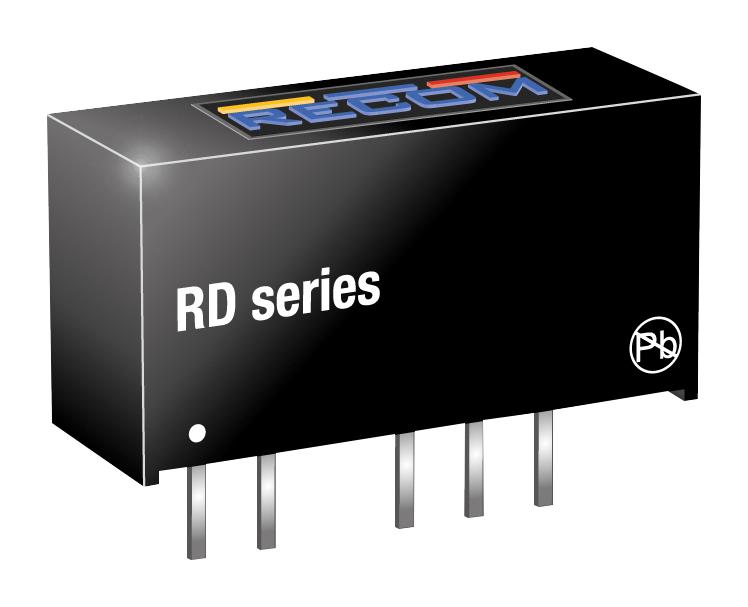 RD-2415D DC/DC, UNREG, 2W, 1KV, +/-15V, DUAL RECOM POWER