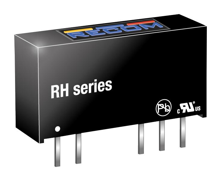 RH-2415D DC/DC CONV, 1W, +/-15V, 0.033A, SIP RECOM POWER