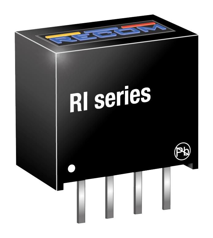 RI-1215S DC/DC CONVERTER, 2W, 15V RECOM POWER