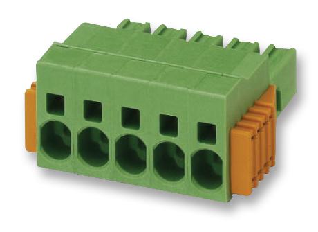 SPC 5/6-STCL-7.62 TERMINAL BLOCK, PLUGGABLE, 6POS, 8AWG PHOENIX CONTACT