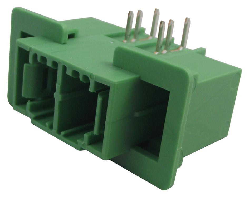 DFK-PC 5/5-G-7.62 HEADER, FEED-THROUGH, 7.62MM, 5WAY PHOENIX CONTACT