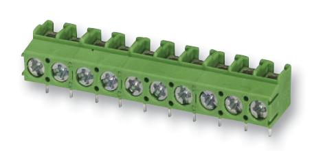 PT1,5/4-5.0-V TERMINAL BLOCK, WIRE TO BRD, 4POS, 16AWG PHOENIX CONTACT