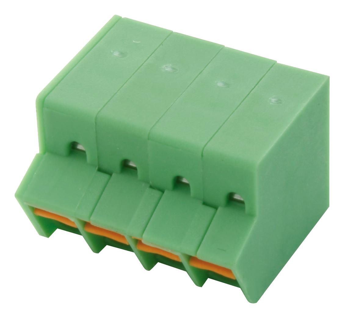 SPTA 1/4-3.5 TERMINAL BLOCK, WIRE TO BRD, 4POS, 16AWG PHOENIX CONTACT