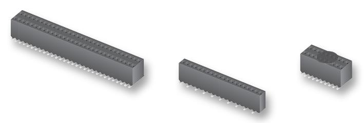 RSM-110-02-L-S CONNECTOR, RCPT, 10POS, 1ROW, 1.27MM SAMTEC