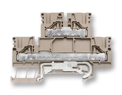 1918720000 TERMINAL BLOCK, DIN RAIL, 4POS, 10AWG WEIDMULLER