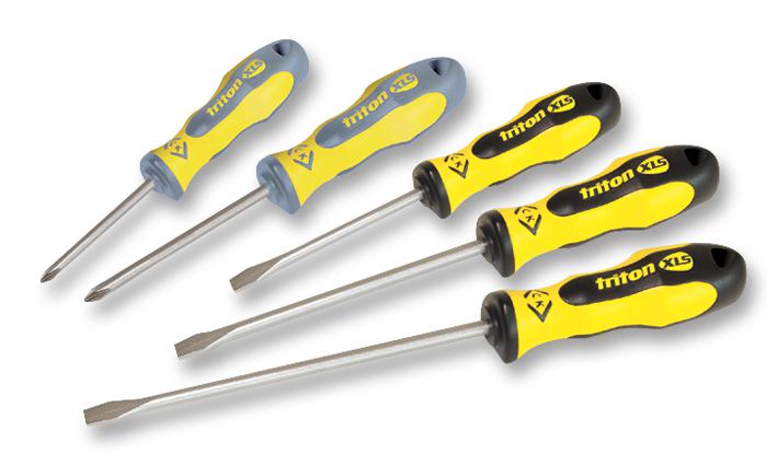 T4726 SCREWDRIVER TRITON XLS 5PC SET SL/PH CK TOOLS