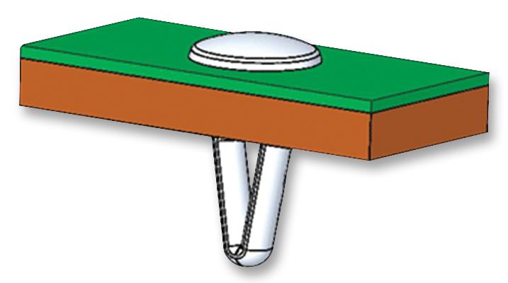 DF-137-031 DRIVE FASTENER 1 - 5.5MM THICK, PK40 ESSENTRA COMPONENTS