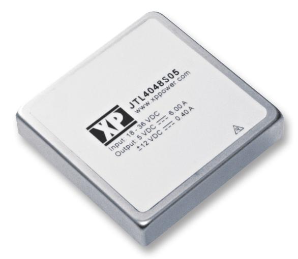JTL4048S05 DC/DC CONVERTER, 40W 2X2" SINGLE O/P XP POWER