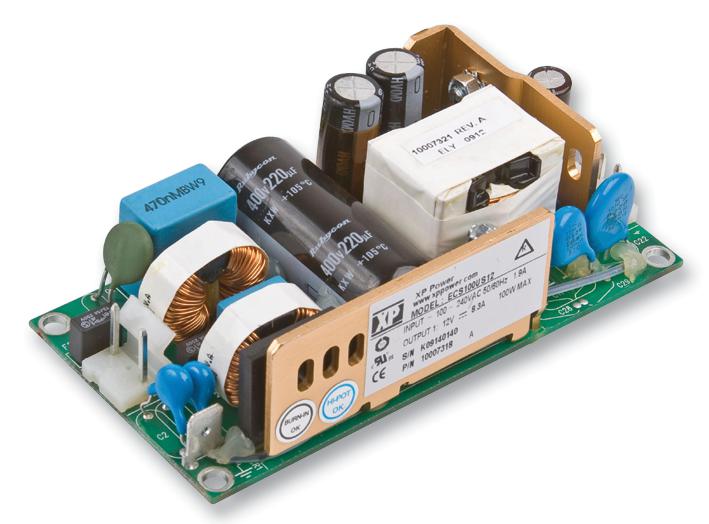 ECS65US48 POWER SUPPLY, AC-DC, MEDICAL, 48V, 1.4A XP POWER