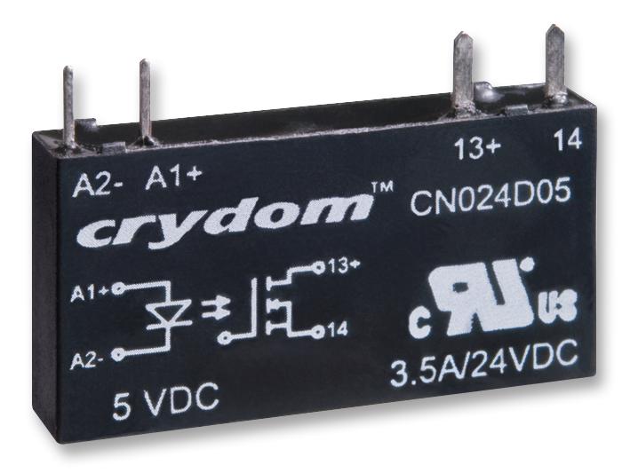 CN024D24 SSR, SIP, 24VDC/3.5A, 24VDC INPUT SENSATA/CRYDOM