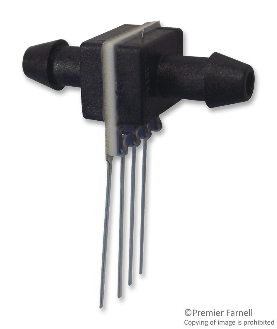 HSCSAAN001PDAA5 SENSOR, 1PSI, DUAL AXIAL, SIP, 5V HONEYWELL