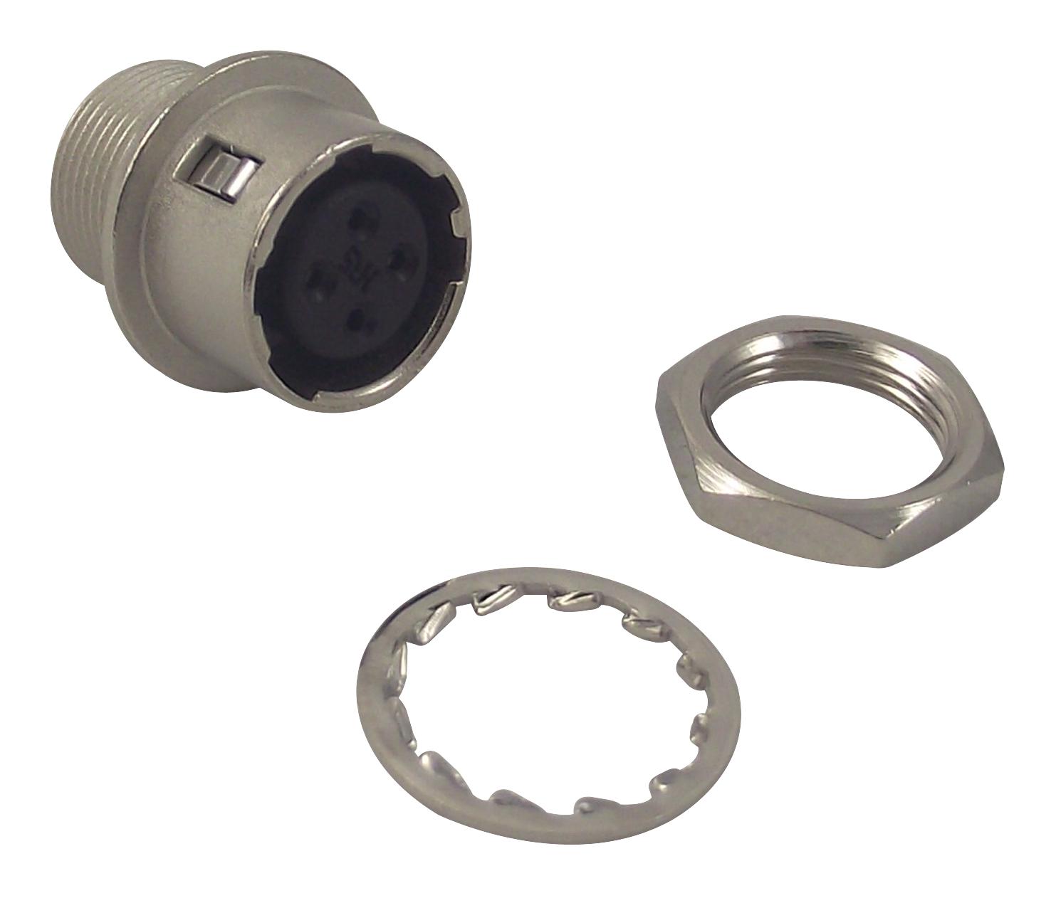 HR10-7R-4SA(73) CIRCULAR CONNECTOR, RCPT, 4POS, PANEL HIROSE(HRS)